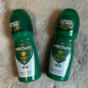 2X Mitchum Men Antiperspirant & Deodorant Roll-On